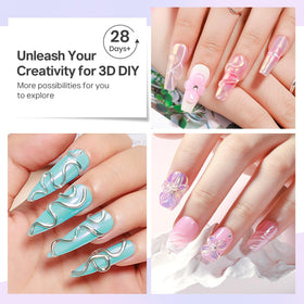 MIZHSE nail forms spread illustrating quick extension support
