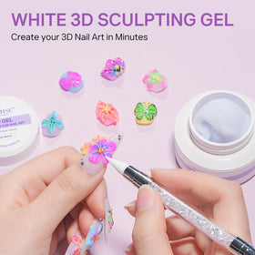 MIZHSE nine patting gel colors arranged for gradient possibilities