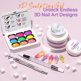 MIZHSE sponges and accessories laid out for easy patting application