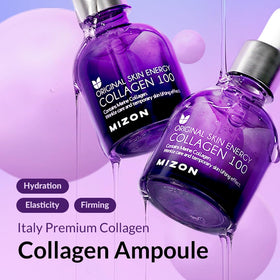 MIZON dropper close-up releasing clear ampoule for precise application