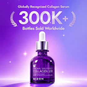 MIZON serum texture on hand demonstrating lightweight hydrating finish