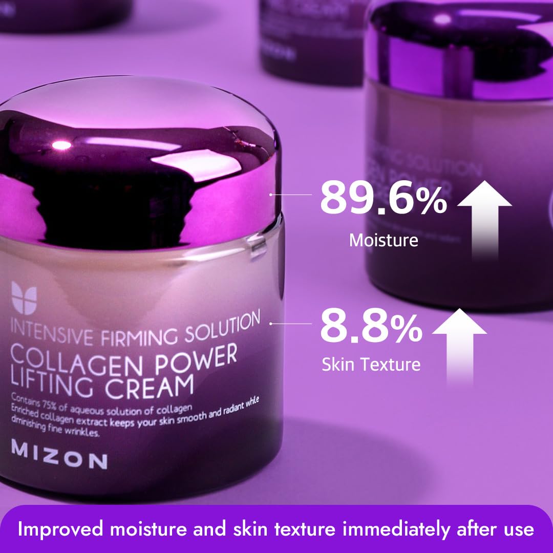 MIZON outer box and label close-up showing ingredient claims and certification benefit