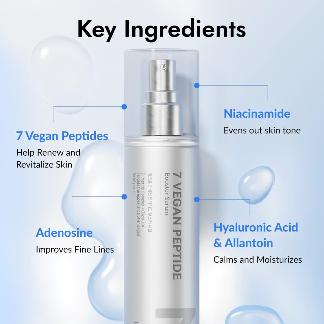 MIZON close-up of serum texture highlighting fast absorption benefit