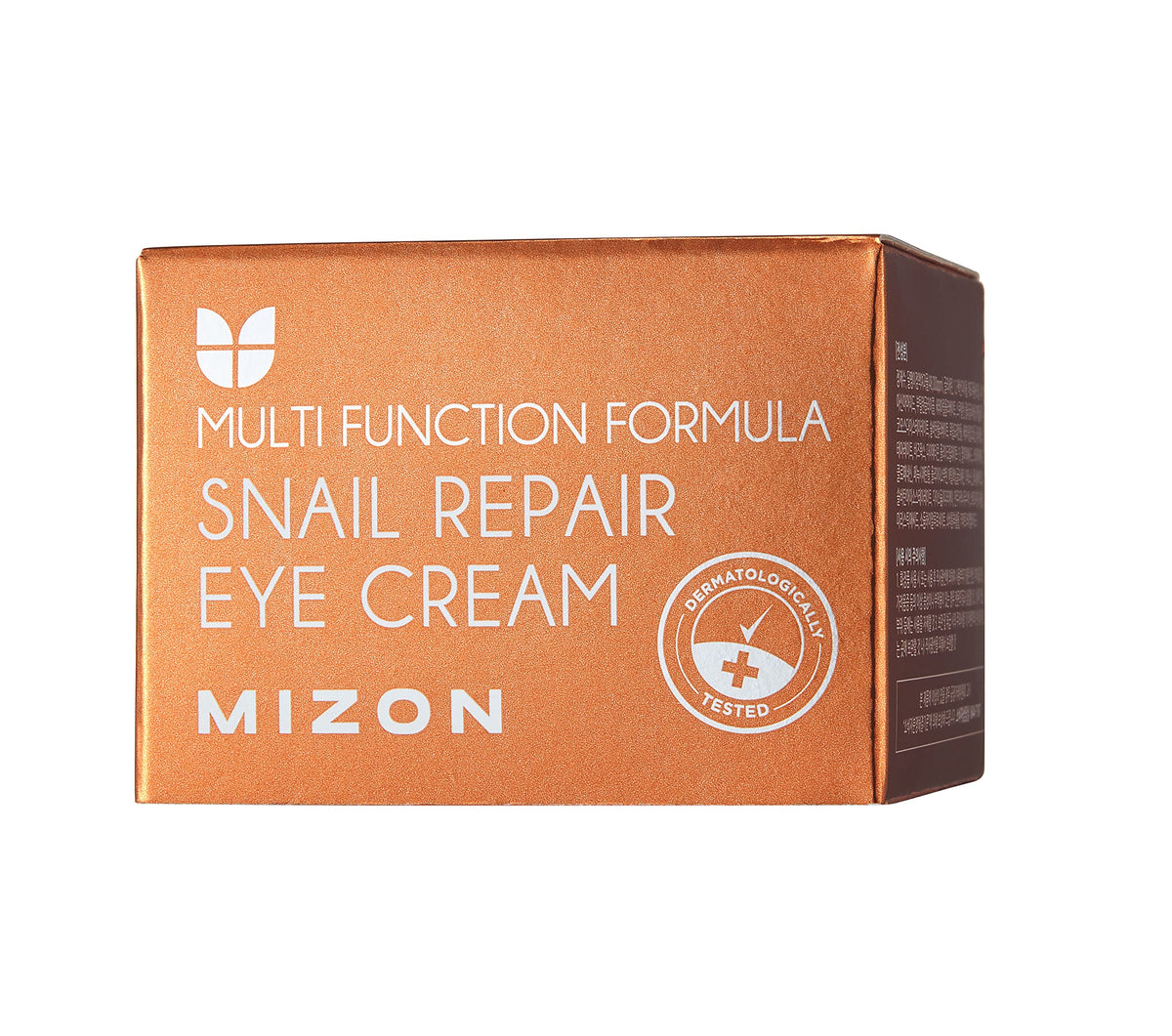 MIZON opened jar showing creamy texture and smooth consistency, indicates quick absorption