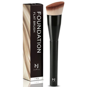 M J JOMAY flat top kabuki front view showing shape and dense bristles for smooth blends
