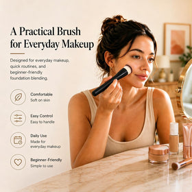 M J JOMAY wet versus dry bristles comparison illustrating quick-drying, low-absorbent fibers