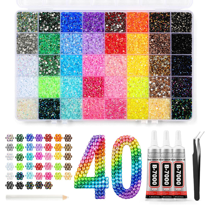 Mkoeveng front packaging showing full bedazzling kit and contents for quick start