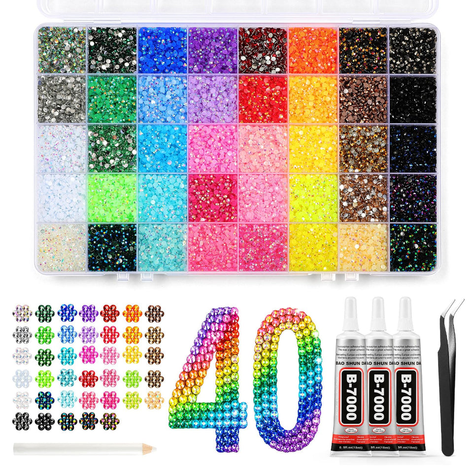 Mkoeveng front packaging showing full bedazzling kit and contents for quick start