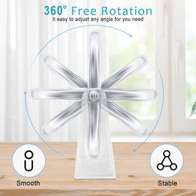 MKUMIR tilted to demonstrate 360-degree swivel for ideal angle positioning