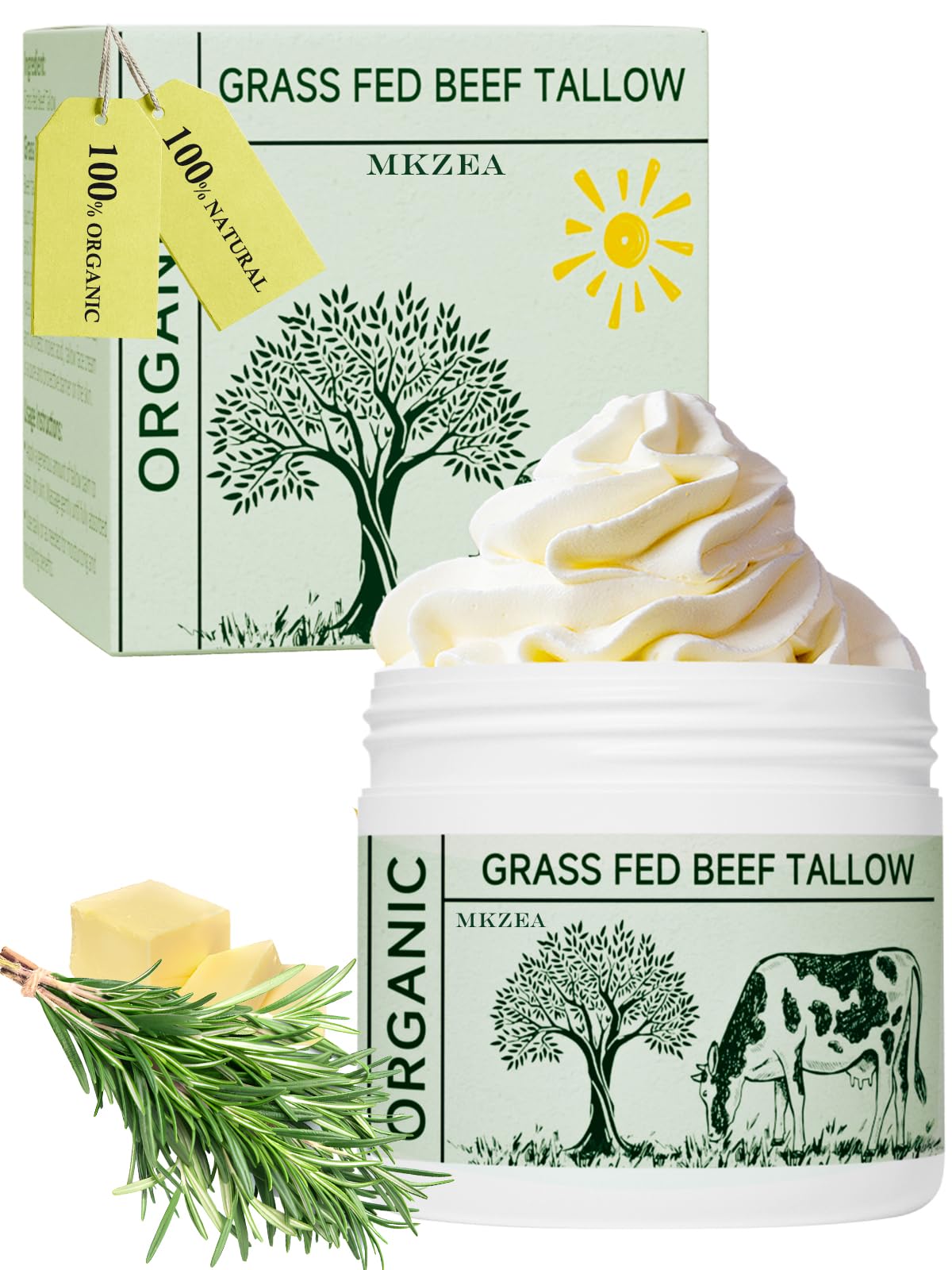 mkzea jar front view showing unscented moisturizer and clear labeling benefit hydration