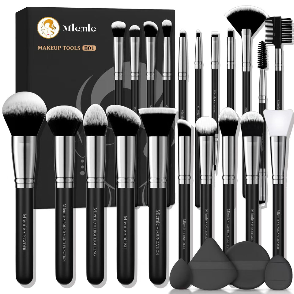 Mlemle front packaging showing full kit and elegant black case, gift-ready