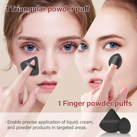 Mlemle brush held in hand to show scale and ergonomic handles
