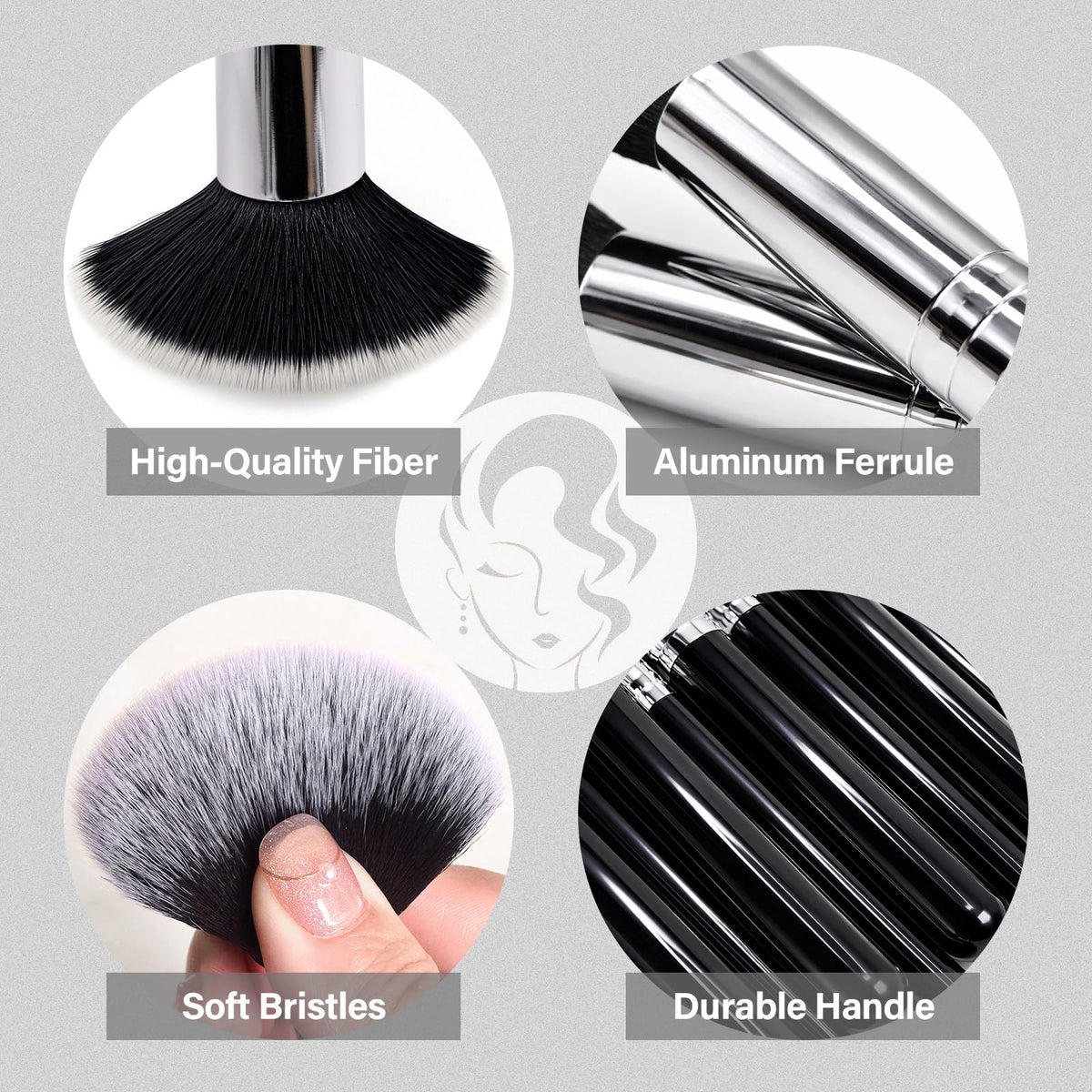 Mlemle sponge and powder puffs demonstrating non-absorbent texture and reduced product waste