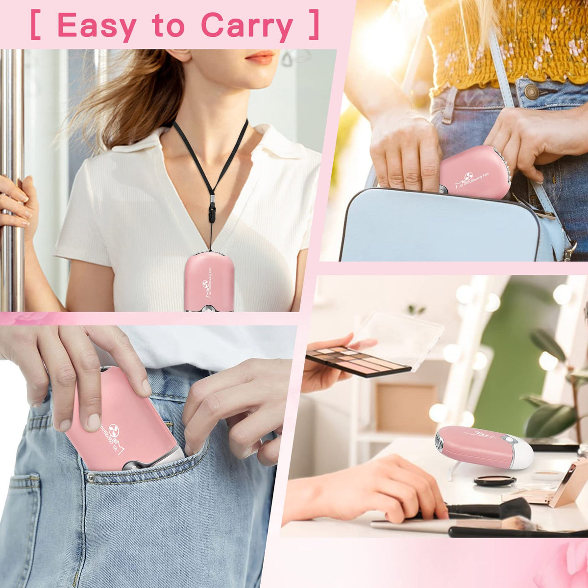 mlogiroa with lanyard inside purse for travel-ready beauty convenience