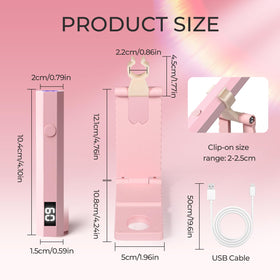 mlogiroa scale with hand for size illustrating portable fit and convenience