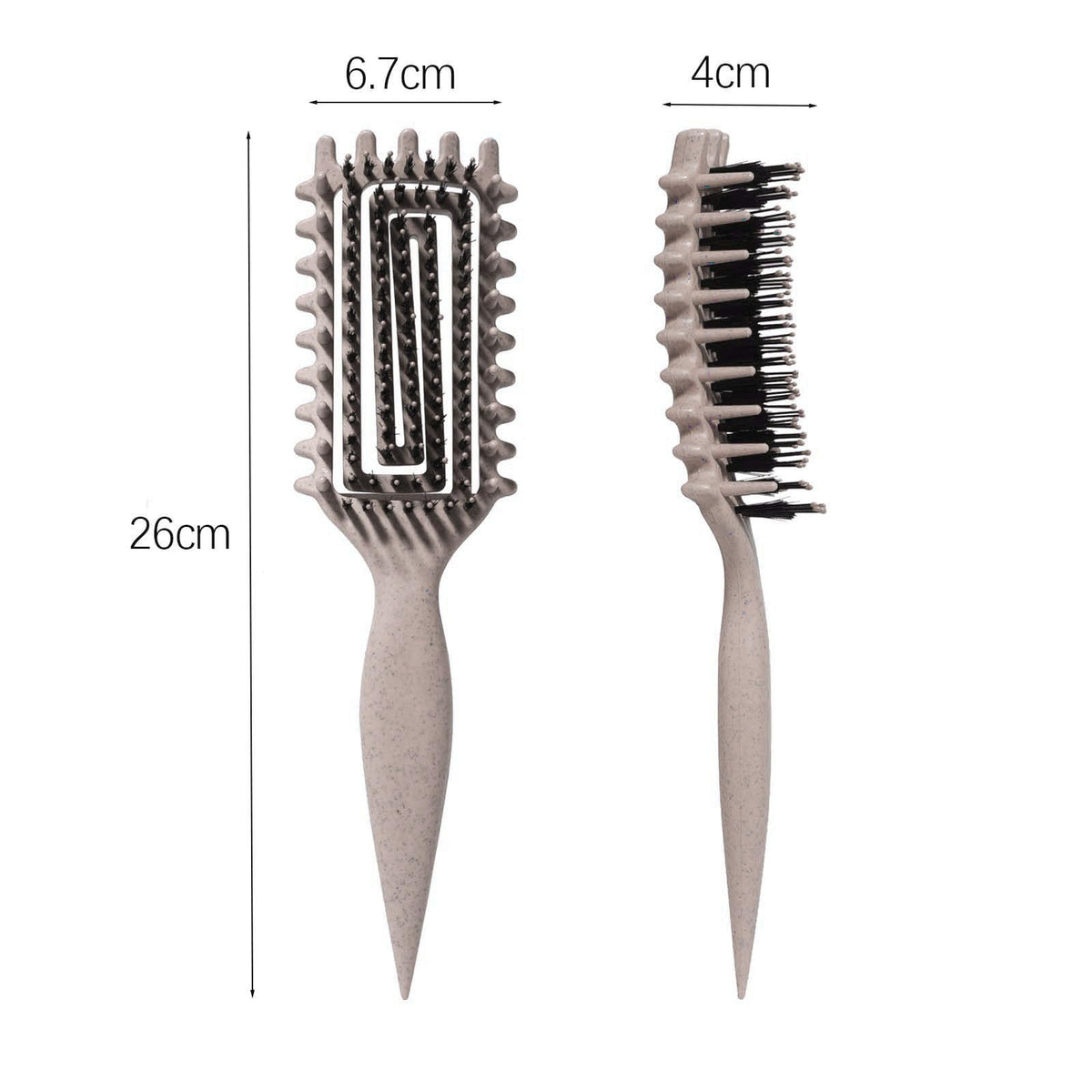 MMBVSZ Candybrush bristle pattern close-up for gentle detangling benefit