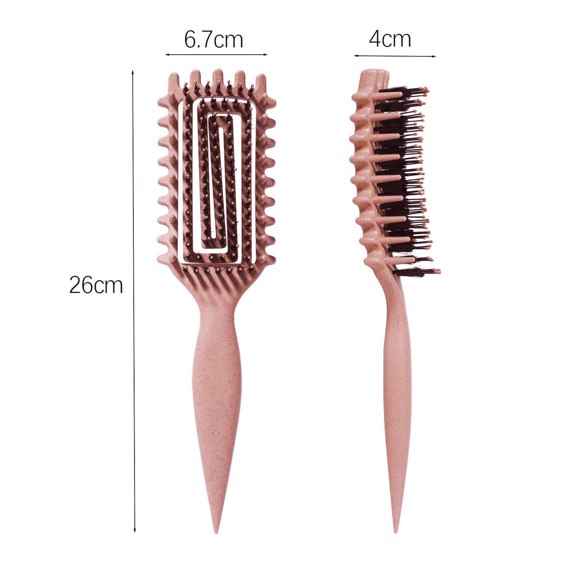 MMBVSZ Candybrush used on wet curls to detangle and speed up drying