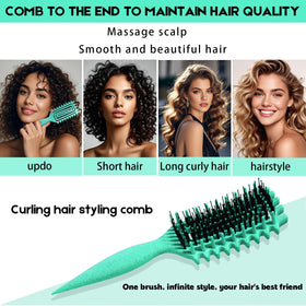 MMBVSZ Candybrush with styling product showing easier curl definition