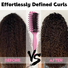 MMBVSZ Candybrush used on wet hair demonstrating safe detangling and product distribution