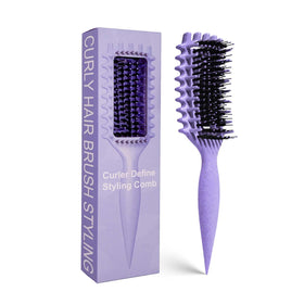 MMBVSZ Candybrush front view showing compact purple design and comfortable handle