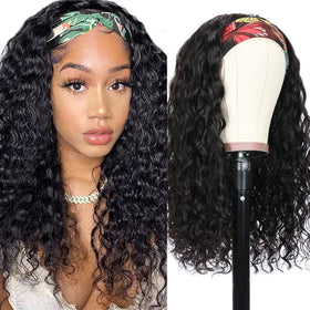mmiQus front view water wave wig showing natural curl and volume benefit