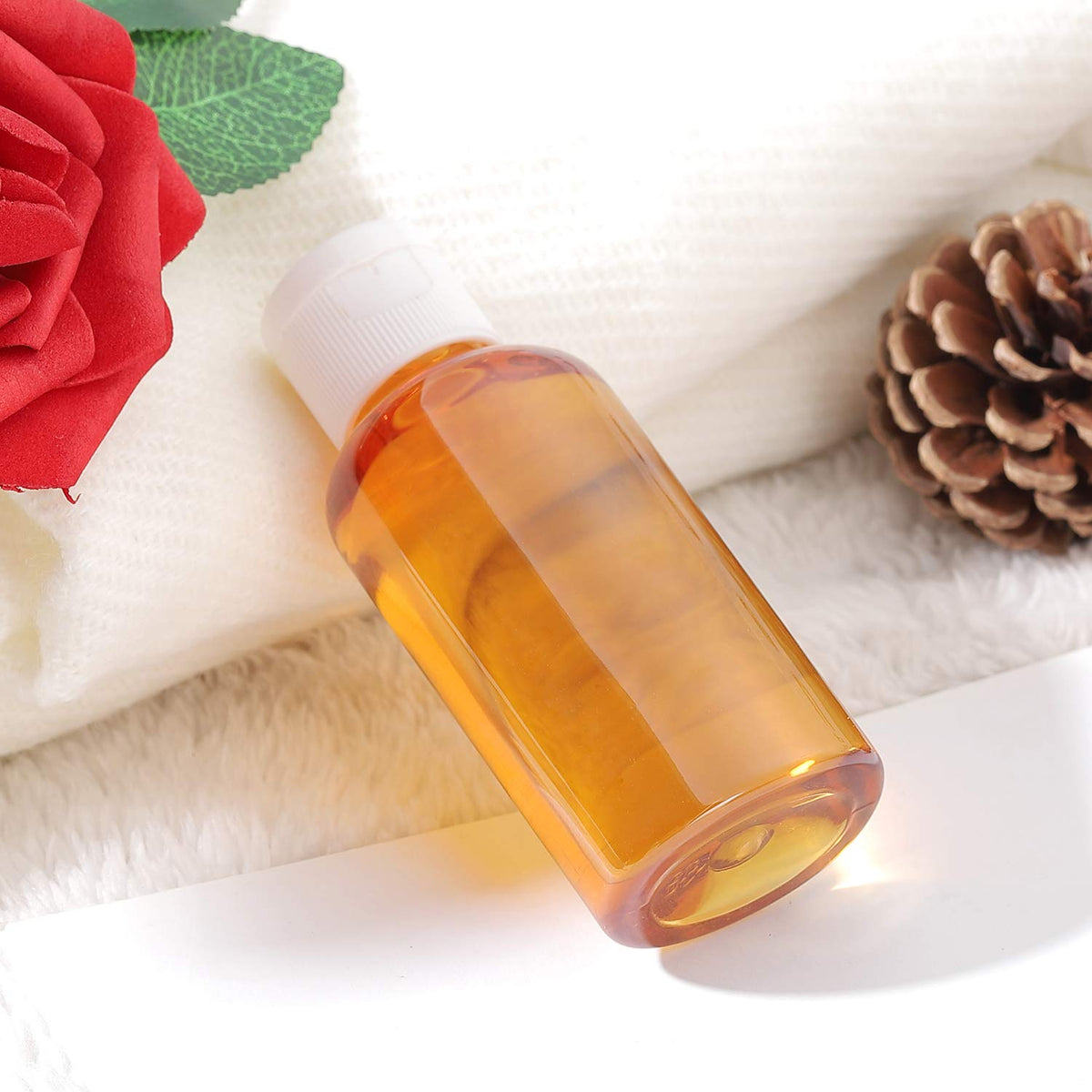 MMonDod bottles placed inside a toiletry bag showing travel-ready organization