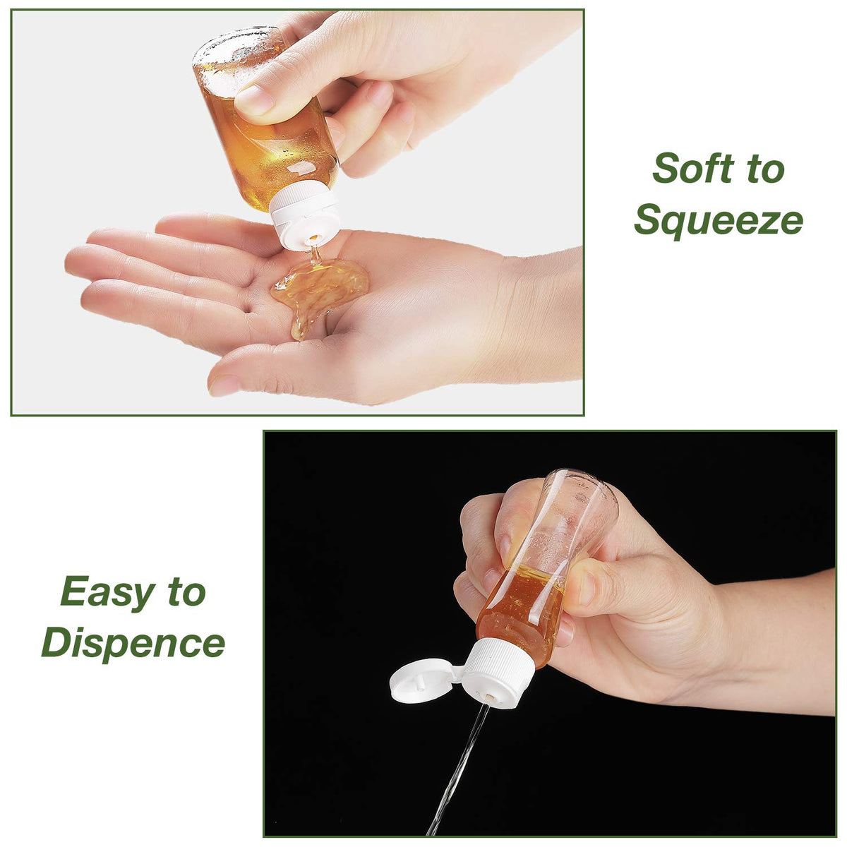 MMonDod assortment of bottles filled with shampoo and lotion for easy identification