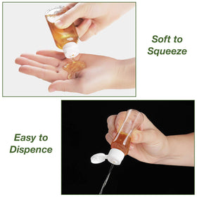 MMonDod assortment of bottles filled with shampoo and lotion for easy identification