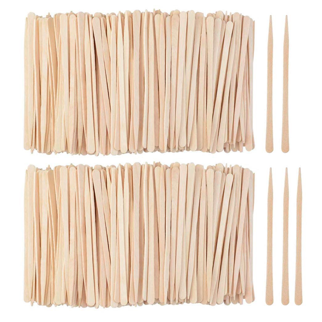 MMonDod front pack of 1200 wooden waxing sticks for reliable supply