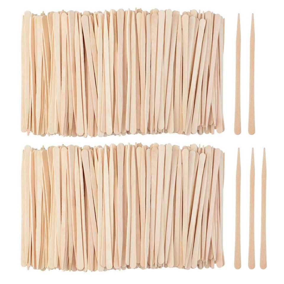 MMonDod front pack of 1200 wooden waxing sticks for reliable supply