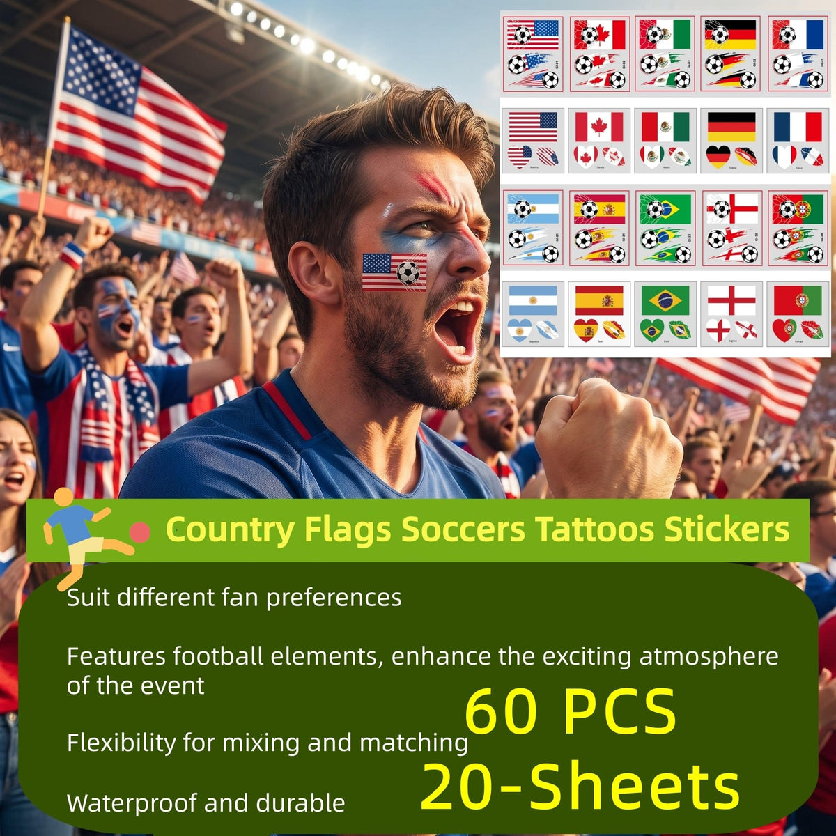 MMXIYU close-up of flag sheet vinyl printing, showing clear vibrant colors