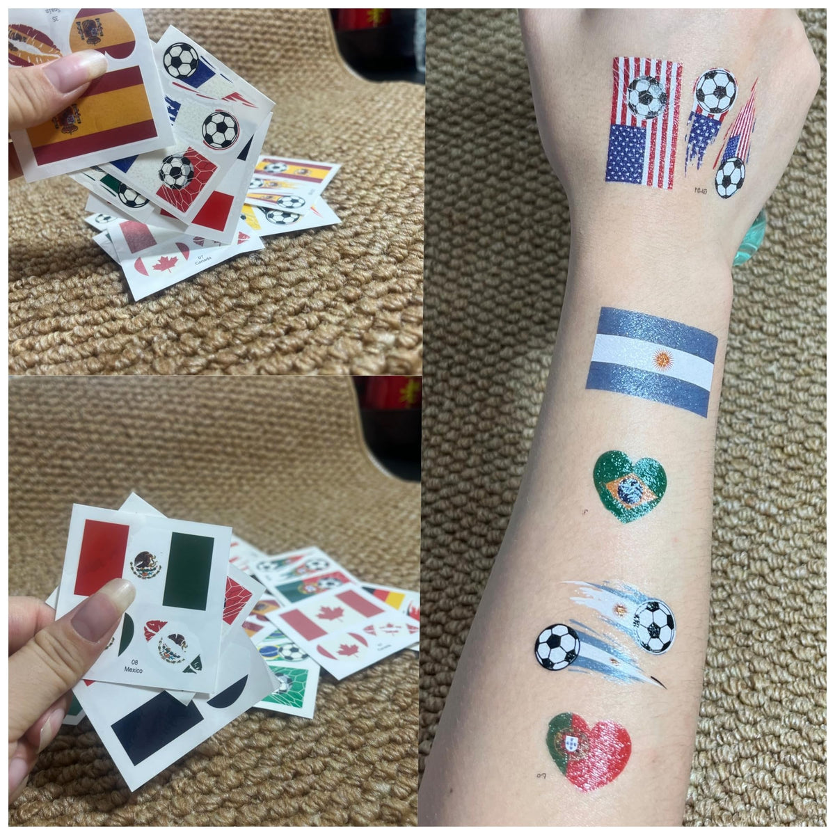 MMXIYU fans at pool party wearing tattoos, water-resistant for celebrations