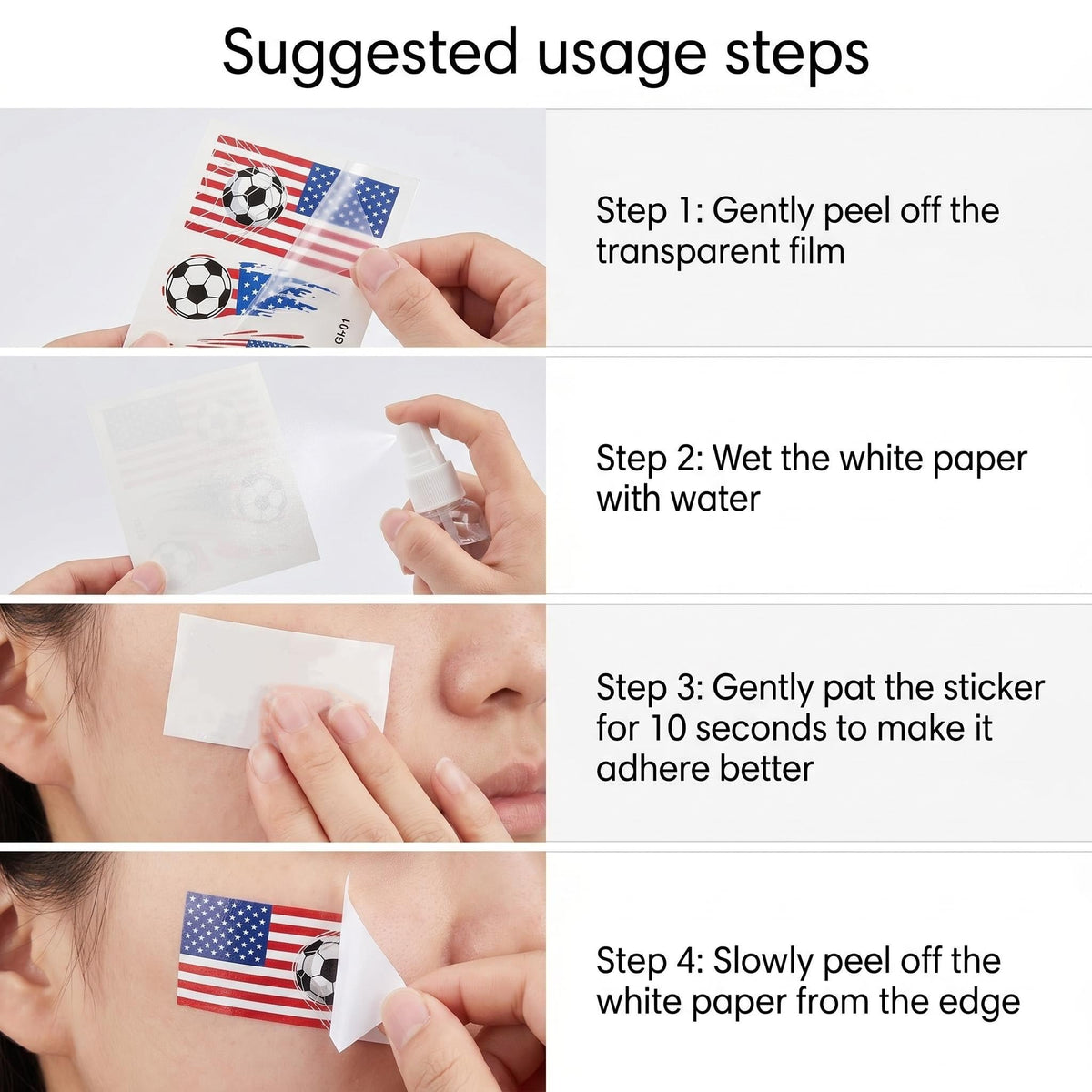 MMXIYU tattoo removed with baby oil, simple painless removal method