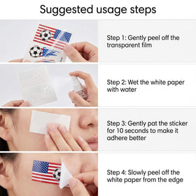 MMXIYU tattoo removed with baby oil, simple painless removal method