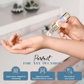 MOBETTER FRAGRANCE OILS applied to wrist at pulse point for subtle all-day scent