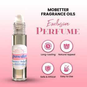 MOBETTER FRAGRANCE OILS oil texture on skin close-up demonstrating smooth absorption