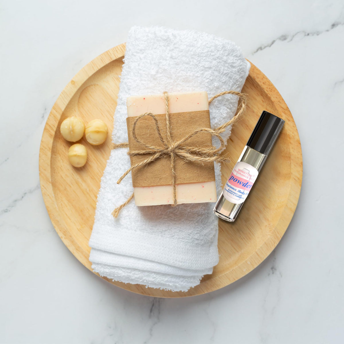MOBETTER FRAGRANCE OILS applied to wrist showing discreet long-lasting freshness