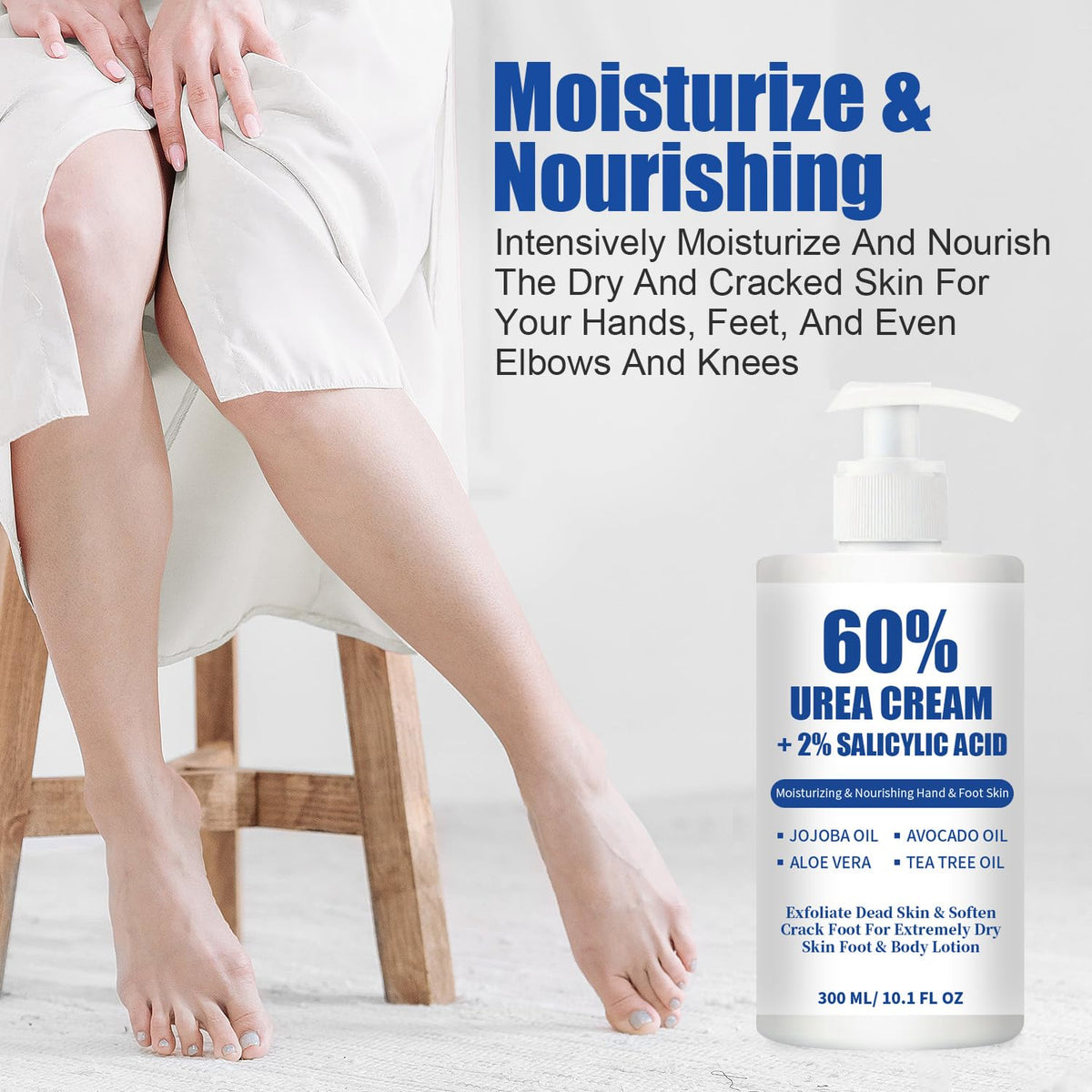 MOC LINK cream texture close-up demonstrating rich moisturizing effect