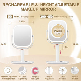 Mocado side profile rotated 360° for flexible viewing angles and application