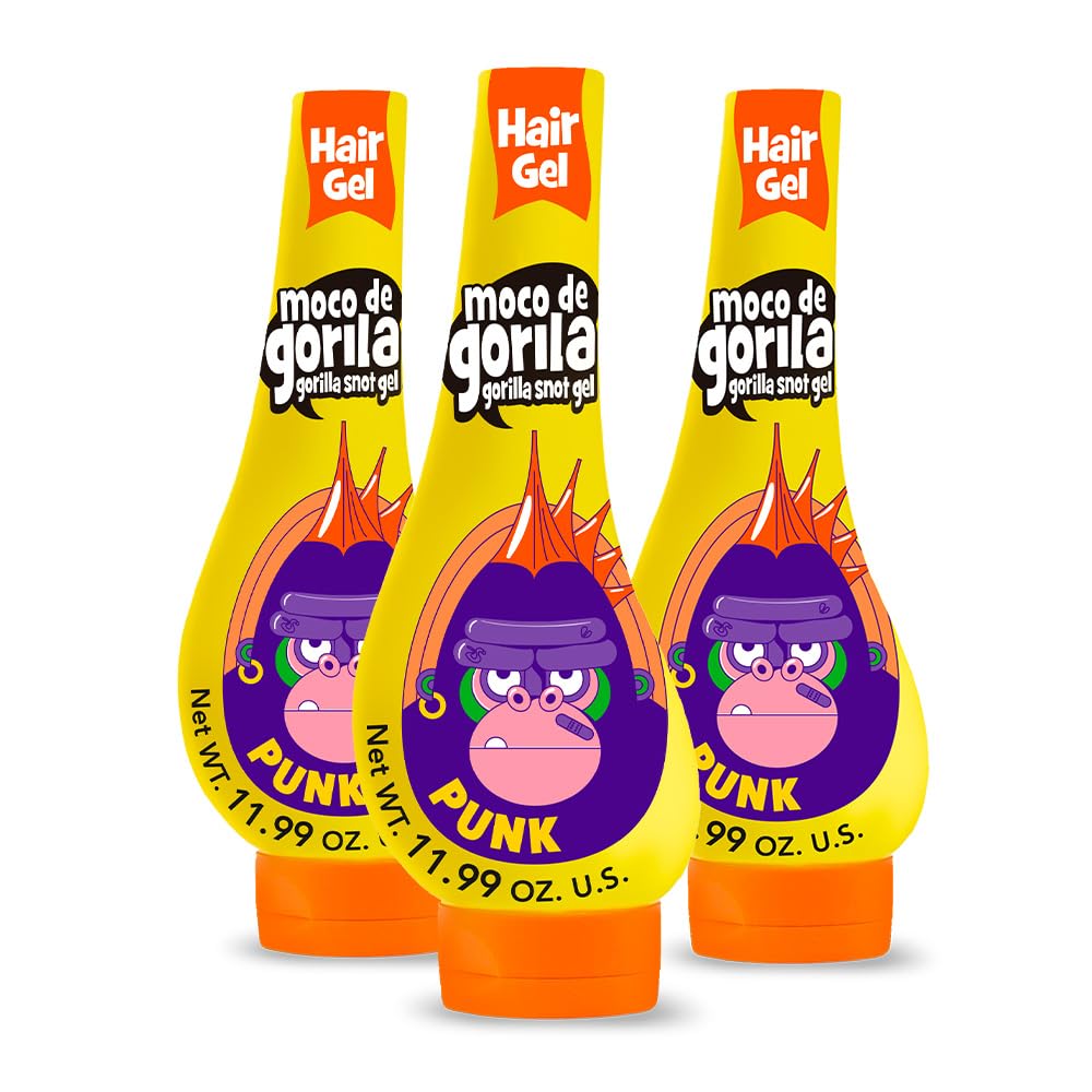 Moco de Gorila front packaging showing yellow squeezable bottle and clear label, durable supply benefit