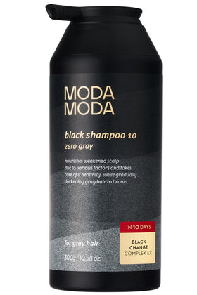 MODA MODA front bottle view showing product and clear benefits