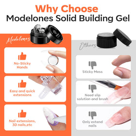 modelones finished 3D sculpted nail demonstrating durable sculpted detail benefit