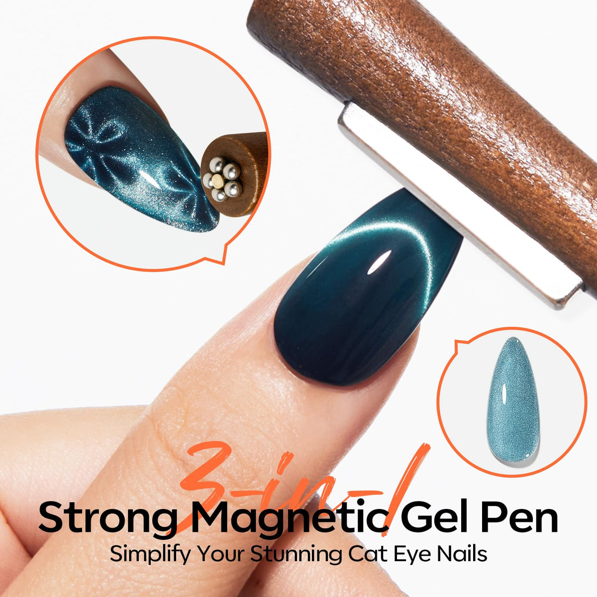 modelones 3-in-1 dual-head pen close-up for fast alignment and precision