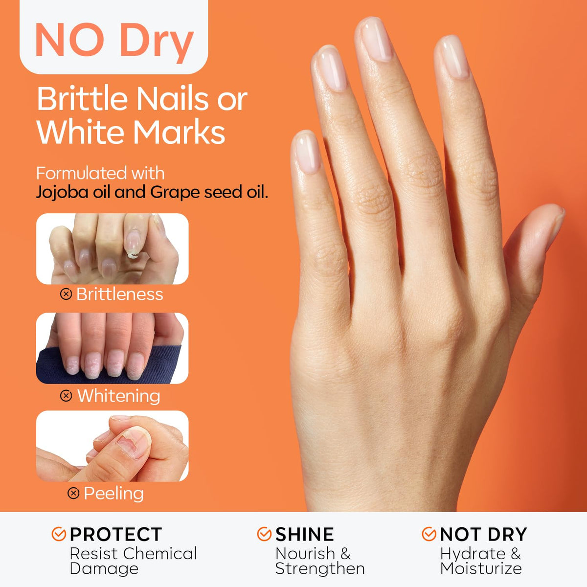 modelones in-use removing gel polish demonstrating fast, gentle lifting benefit