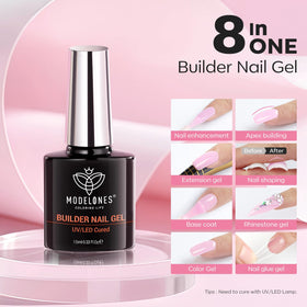 modelones nail apex demo illustrating added strength and sculpting benefit