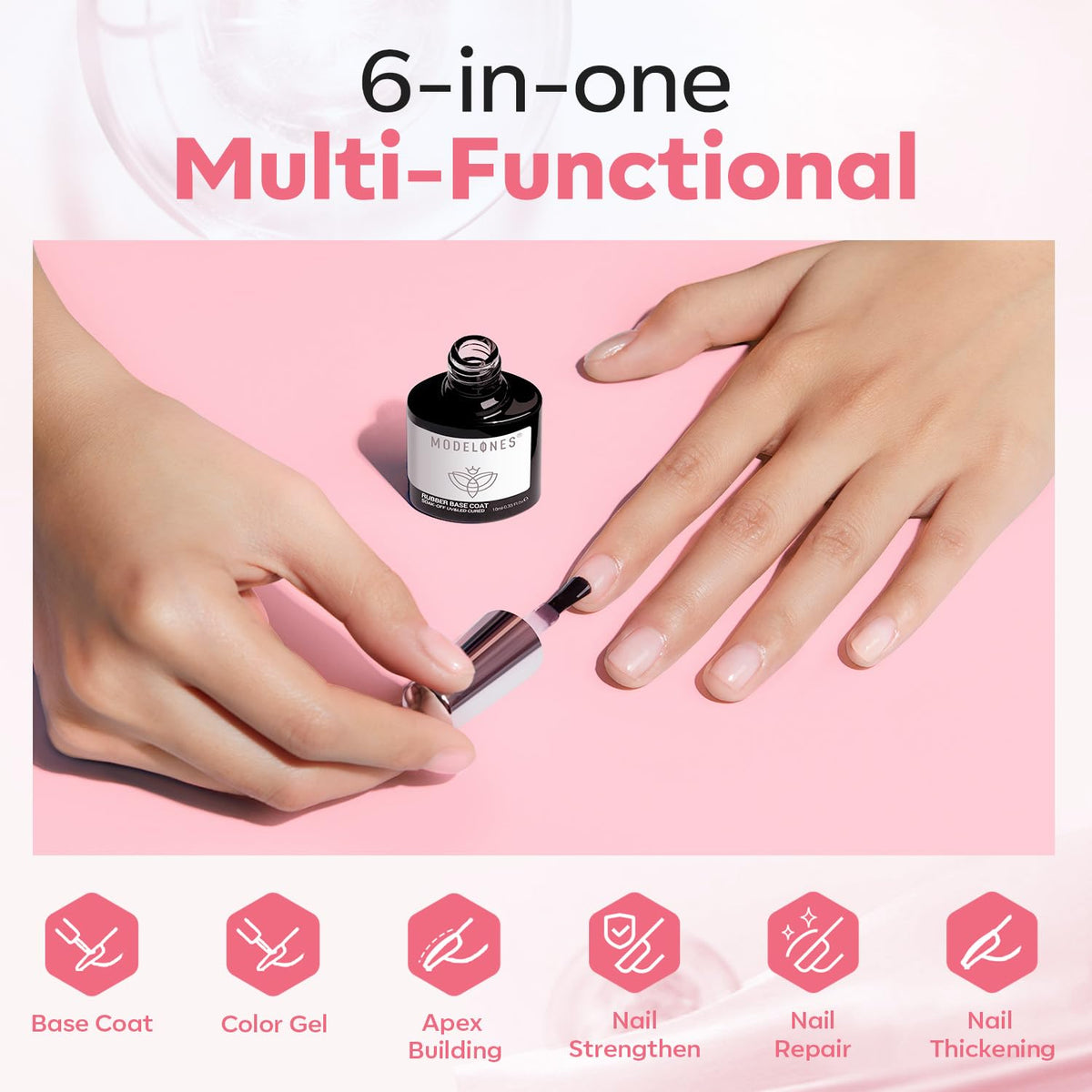 modelones application brush stroke showing easy spread and precise control