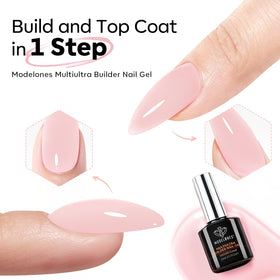 modelones brush applying thin coat for control and clump-free coverage