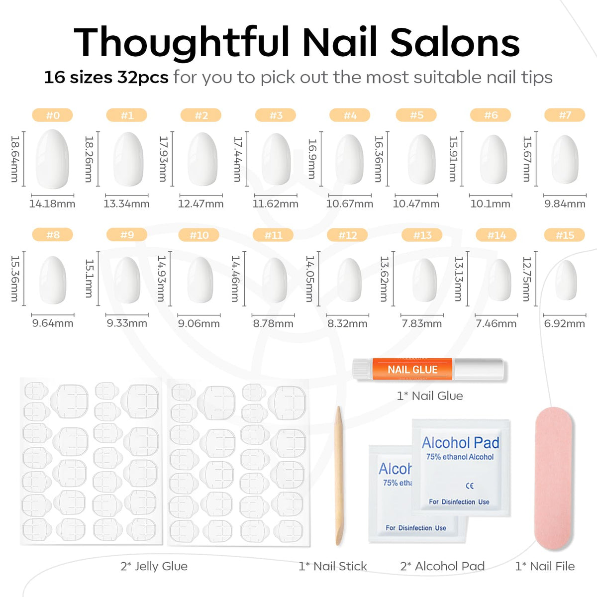 modelones hand applying a press-on nail demonstrating quick salon result
