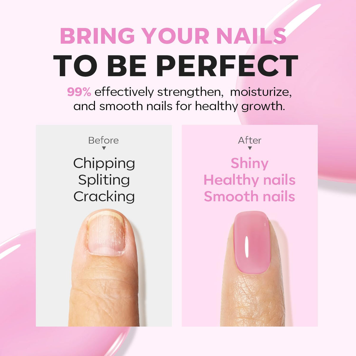 modelones applied on toenail showing coverage and strengthened look
