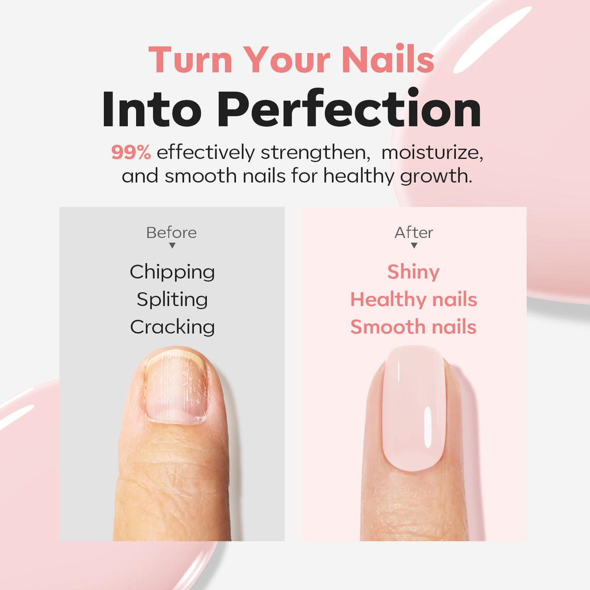 modelones application on toenails showing coverage and repair for toe nail discoloration benefit